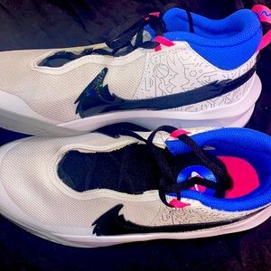 Nike space jam hustle basket ball shoes never worn brand new did not fit!